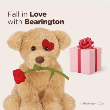 Bearington Conner Cuddlesmore 11 Inch Valentine's Plush Dog
