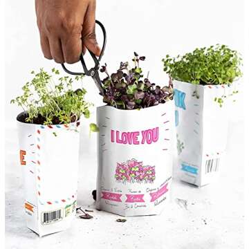 Gift a Green Mother's Day Card with Organic Microgreens