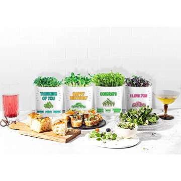 Gift a Green Mother's Day Card with Organic Microgreens