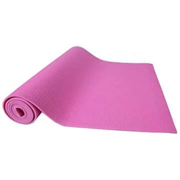 Fitvids GoYoga All-Purpose 1/4-Inch High Density Anti-Tear Exercise Yoga Mat with Carrying Strap