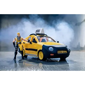 Fortnite Joy Ride Taxi Vehicle with Articulated Cabbie Figure