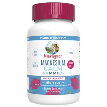 MaryRuth's Vegan Magnesium Gummies for Stress Relief & Sleep | 60 Count