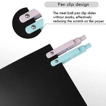 Ddaowanx Gel Pens - 10 Pcs Quick Dry Ink for Stylish Writing