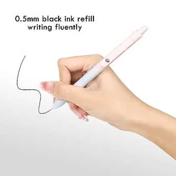 Ddaowanx Gel Pens - 10 Pcs Quick Dry Ink for Stylish Writing