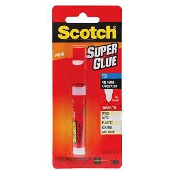 Scotch Super Glue Pen - Fast Drying Liquid Formula with Precision Tip
