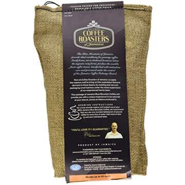Coffee Roasters of Jamaica - 100% Jamaica Blue Mountain Coffee (16oz Whole Beans)