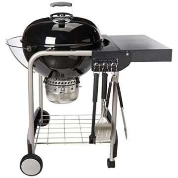 Weber Performer Charcoal Grill – 22-Inch with Work Table & Accessories