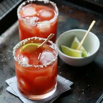 Hella Cocktail Co. | Bloody Mary Cocktail Mixer, 750 ml | All Natural Bloody Mary Mixer made with Real Horseradish and 100% Tomato Juice | Perfect for Holiday Cocktail Drinks