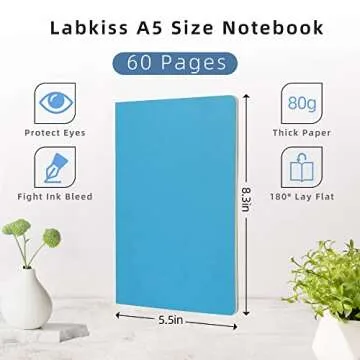 Labkiss 24 Pack Blank Notebooks - Multi Color Journals