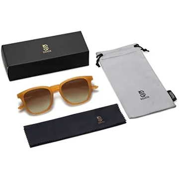 SOJOS Polarized Sunglasses UV400 Protection Vintage Style