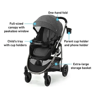Graco Redmond 3-in-1 Stroller: Ultimate Infant to Toddler Solution