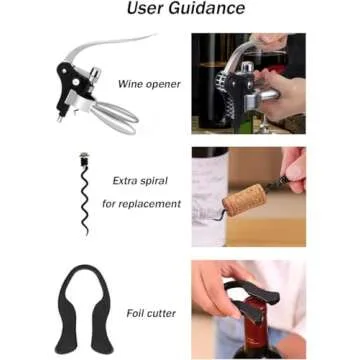 Elegant Wine Opener Set for Wine Enthusiasts and Gifts