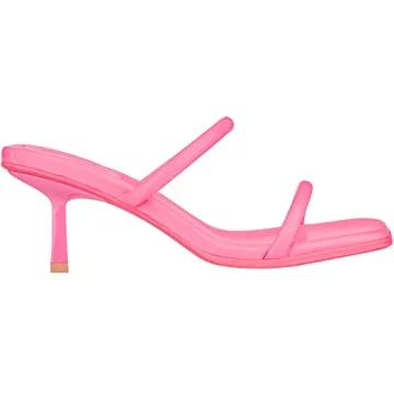 Vegan Square Toe Sandals Women Comfortable Low Heel Mules