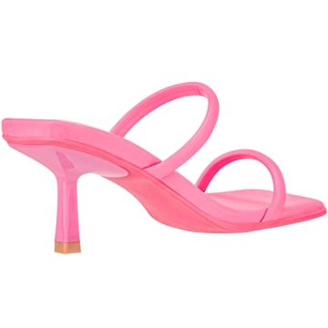 Vegan Square Toe Sandals Women Comfortable Low Heel Mules