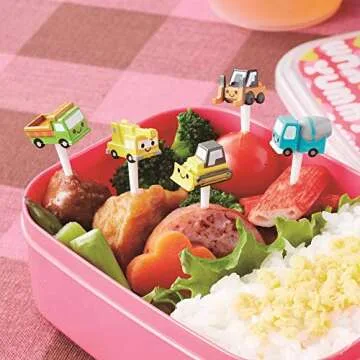 Torne P-3459 Hatarakurumono Pick 2 Lunch Box Picks