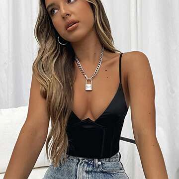 Trendy SansoiSan V Neck Crop Top - Stylish & Comfortable