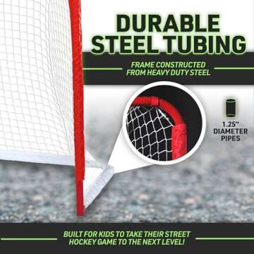 Franklin Sports Youth Street Hockey Goal for Kids