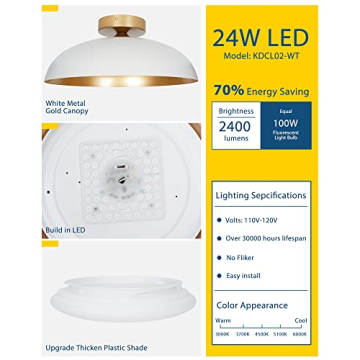 Kudos Flush Mount Light Fixture for Elegant Spaces