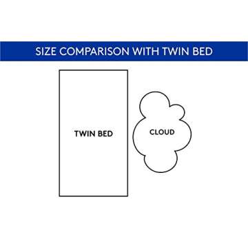 kroma Carpets Machine Washable Faux Sheepskin Light Grey Cloud Area Rug 32" x 44" - Soft and Silky - Perfect for Baby's Room, Nursery, playroom (2' 7" x 3' 7") - Fake Fur Area Rug - Light Grey Cloud