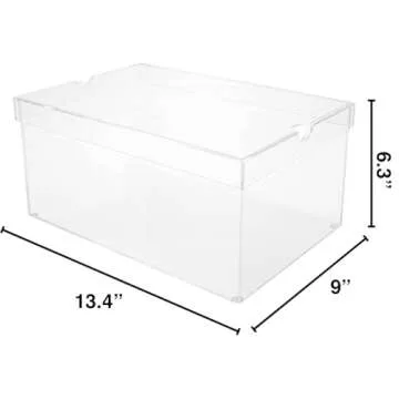 OnDisplay Luxury Acrylic Shoe Box - Clear & Durable Storage