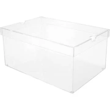 OnDisplay Luxury Acrylic Shoe Box - Clear & Durable Storage