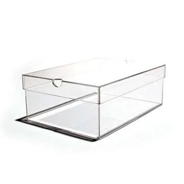 OnDisplay Luxury Acrylic Shoe Box - Clear & Durable Storage