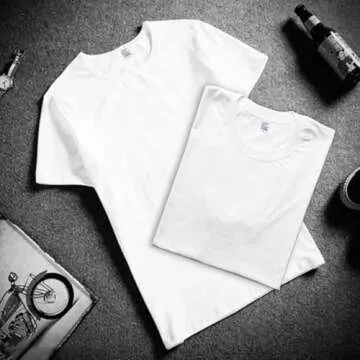 HTVRONT 5 Pack Polyester Sublimation Shirts for All