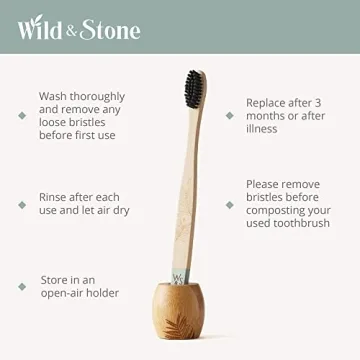 Wild & Stone Bamboo Toothbrushes - Eco-Friendly Oral Care