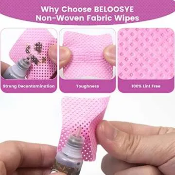 1000 Lint Free Nail Wipes for Lash Extensions & More