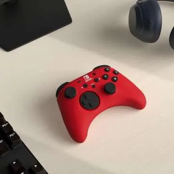 Nintendo Switch HORIPAD Wired Controller (Red) by HORI - Licensed by Nintendo