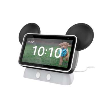 Made for Amazon, Disney Mickey Mouse Steamboat Willie-inspired stand for Amazon Echo Show 5 (1st and 2nd Gen)