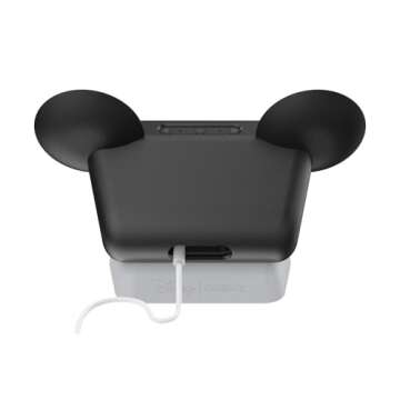 Made for Amazon, Disney Mickey Mouse Steamboat Willie-inspired stand for Amazon Echo Show 5 (1st and 2nd Gen)
