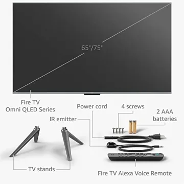 Amazon Fire TV 65" Omni QLED 4K UHD Smart TV + Protection Plan