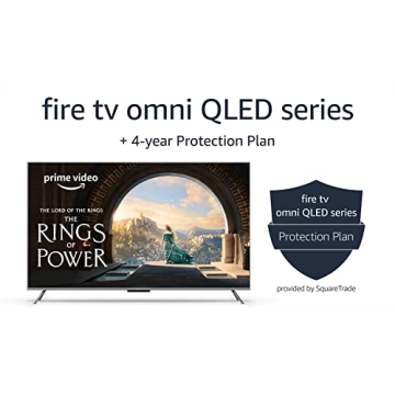 Amazon Fire TV 65" Omni QLED 4K UHD Smart TV + Protection Plan