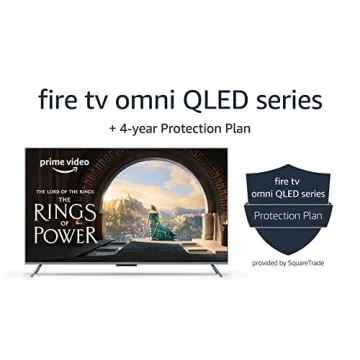 Amazon Fire TV 65" Omni QLED 4K UHD Smart TV + Protection Plan