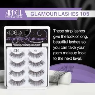 Ardell Glamour False Eyelashes Multipack - 4 Natural Volume Pairs