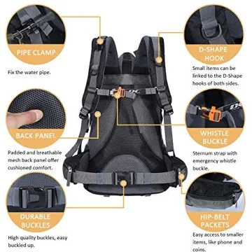 Diamond Candy Waterproof Hiking Backpack for All Adventures