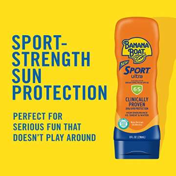 Banana Boat Sport Ultra SPF 65 Sunscreen Lotion for All