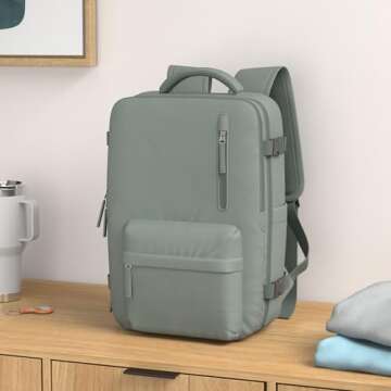 Large Travel Backpack Women, Carry On Backpack,Hiking Backpack Waterproof Outdoor Sports Rucksack Ca...