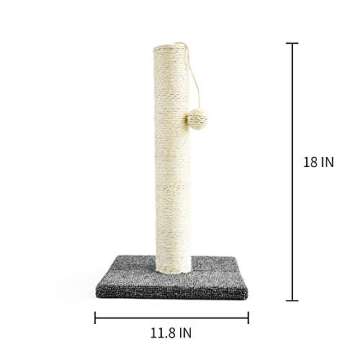 InnoPet Cat Scratching Post with Hanging Ball for All Cats