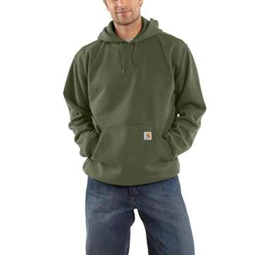 Carhartt Men’s Loose Fit Midweight Sweatshirt - Eco-Friendly Comfort