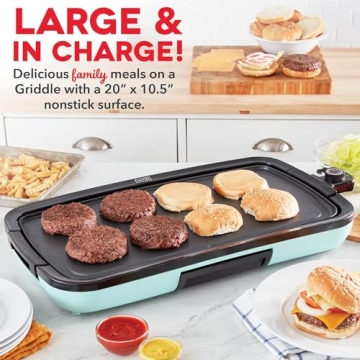 DASH Deluxe Electric Griddle - Nonstick & Easy Clean