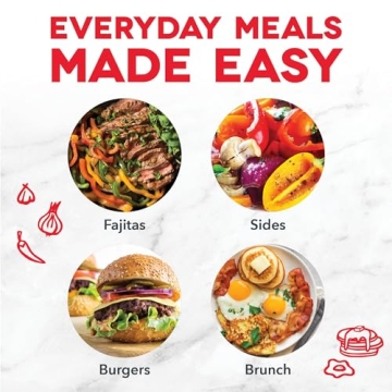 DASH Deluxe Electric Griddle - Nonstick & Easy Clean