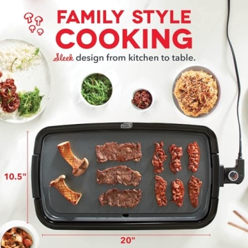 DASH Deluxe Electric Griddle - Nonstick & Easy Clean