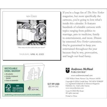 Cartoons from The New Yorker 2025 Day-to-Day Calendar
