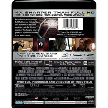 Tár [4K UHD + Blu-ray + Digital]