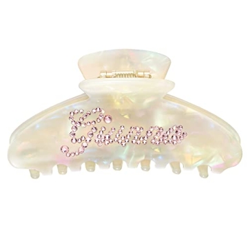 Personalized Rhinestone Hair Clips French Design Custom Barrettes