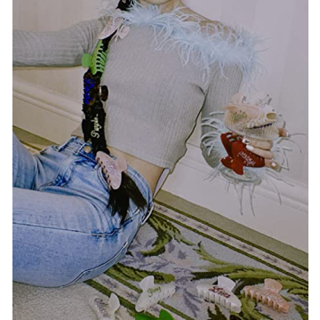 Personalized Rhinestone Hair Clips French Design Custom Barrettes