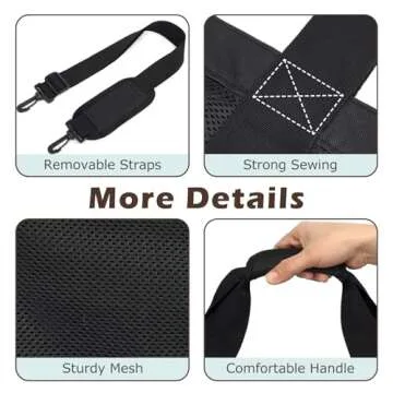 Fammart Extra Large Mesh Beach Bag for Family