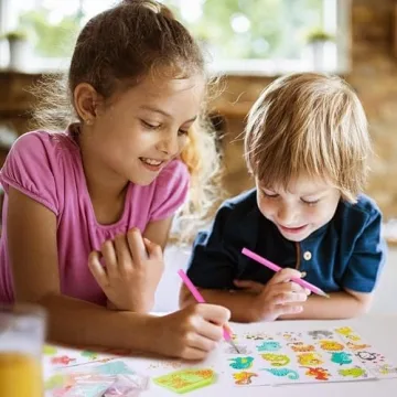 Sinceroduct Diamond Art Sticker Kits for Kids Ages 4-12